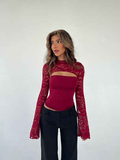 AVRA | Top Encaje Couture