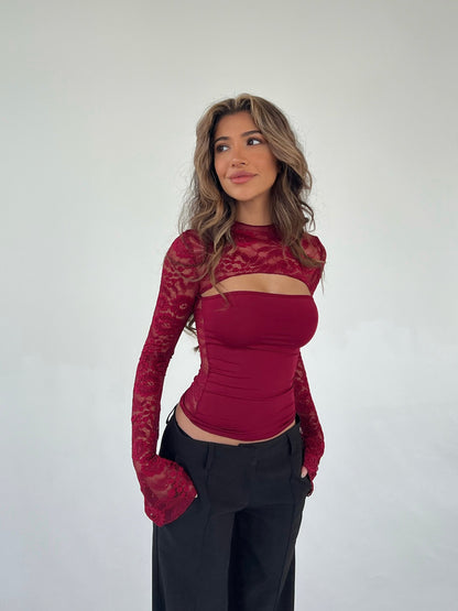 AVRA | Top Encaje Couture