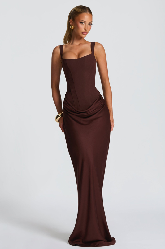 AVRA | Vestido Largo Reloj de Arena