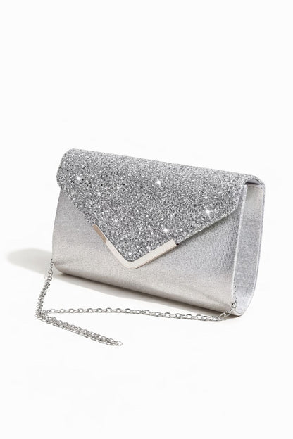 AVRA | Bolso Plateado Glitter