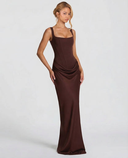 Vestido Reloj Arena con Corsé