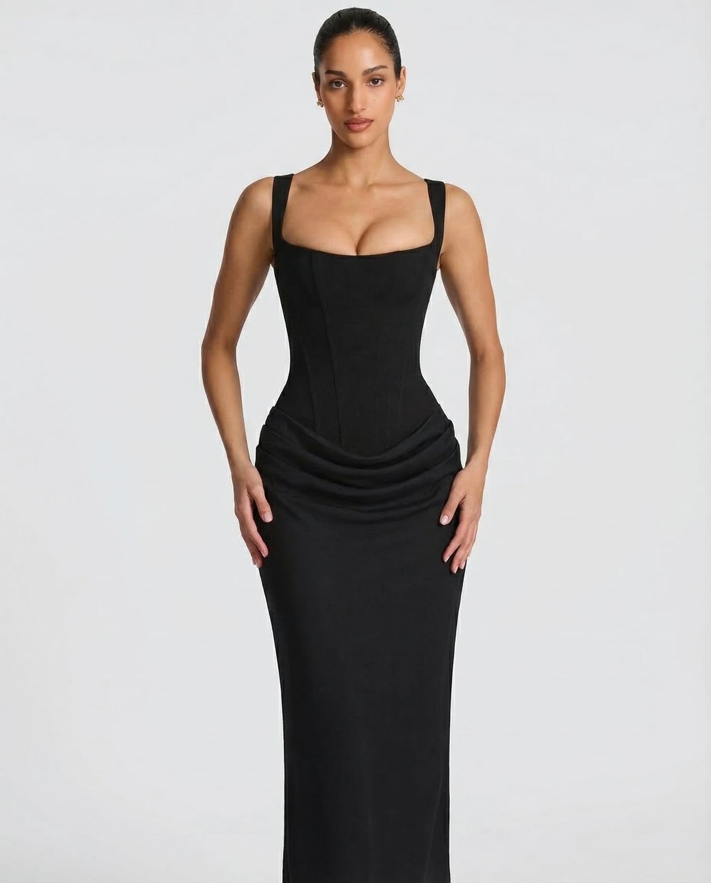 Vestido Reloj Arena con Corsé