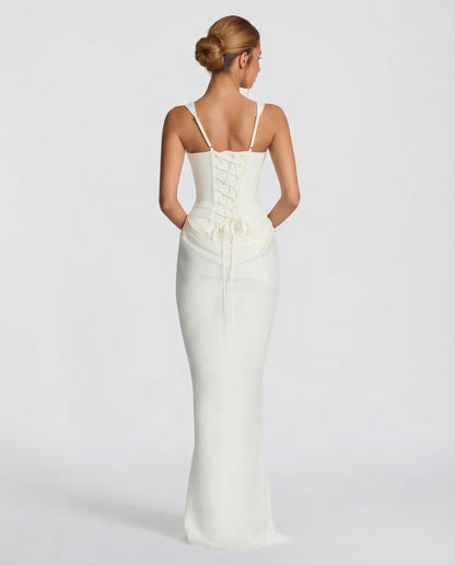 Vestido Reloj Arena con Corsé