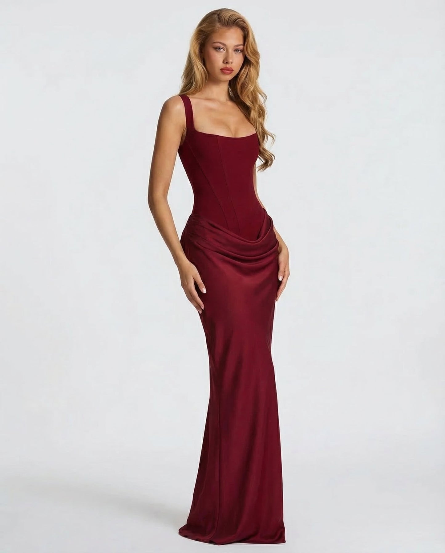 Vestido Reloj Arena con Corsé