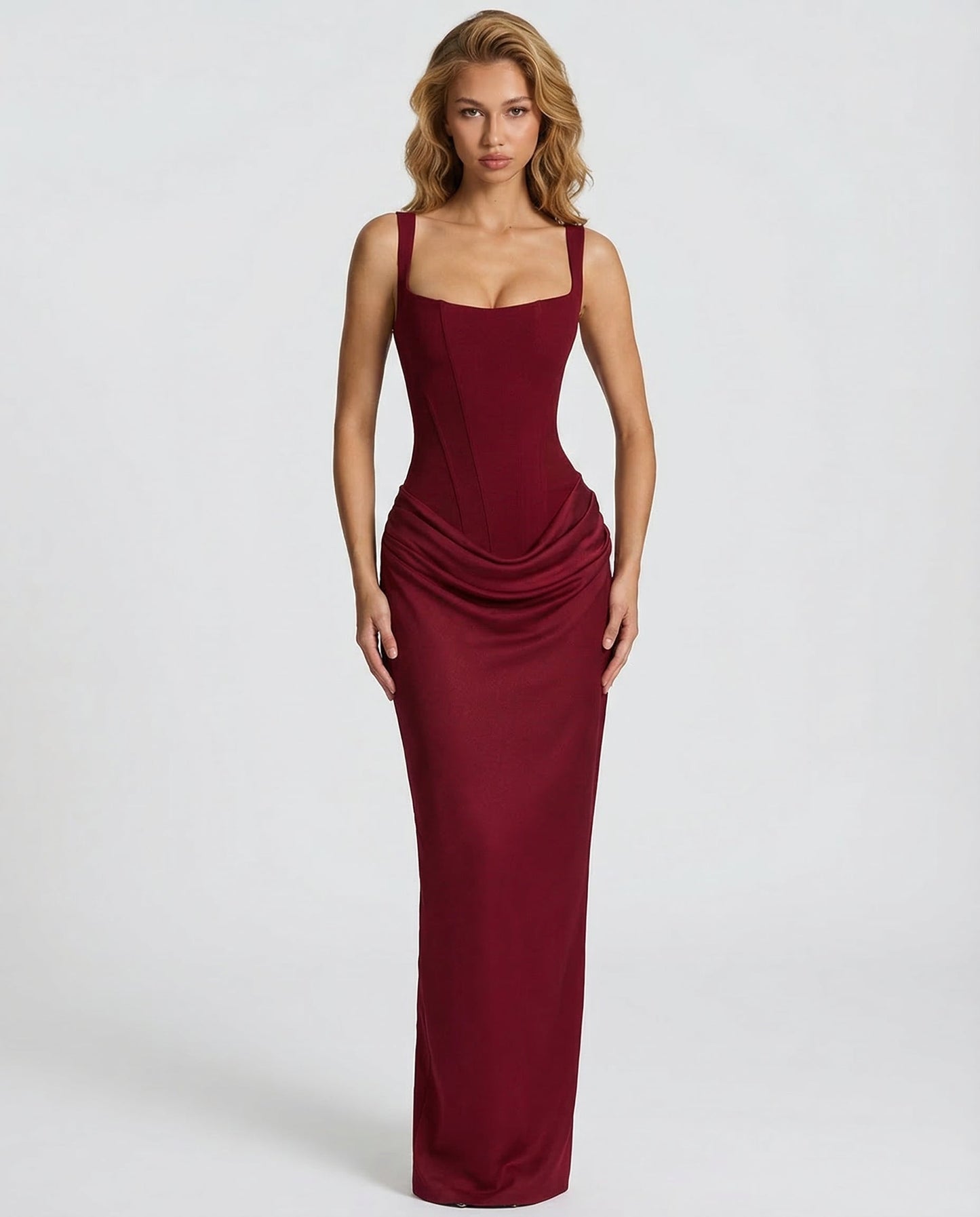 Vestido Reloj Arena con Corsé