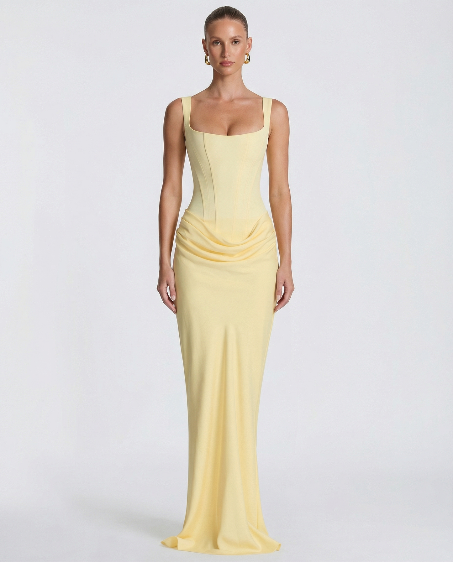 Vestido Reloj Arena con Corsé