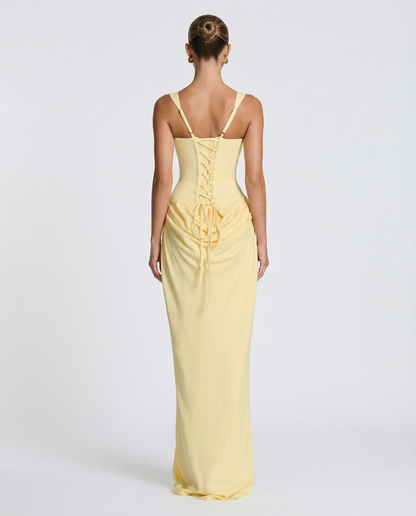 Vestido Reloj Arena con Corsé