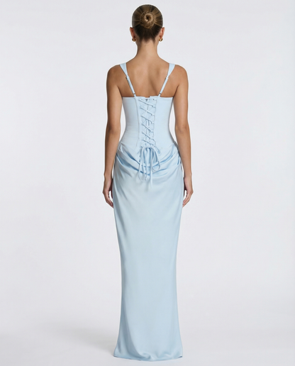 Vestido Reloj Arena con Corsé