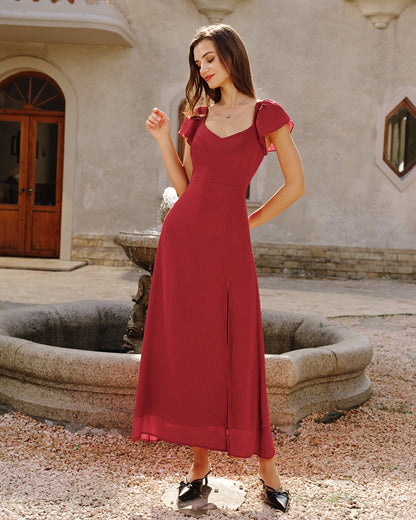 AVRA | Vestido Cuello Corazón
